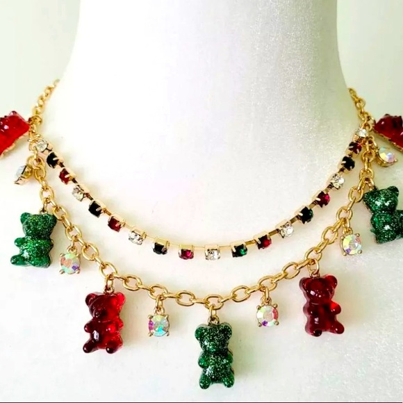 Betsey Johnson Jewelry Nwt Betsy Johnson Red Green Gummy Bear